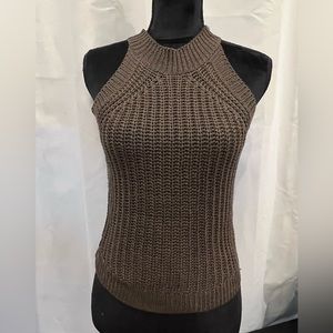 Dark Gray Sweater Crop Top
